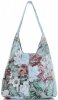 Kožené kabelka shopper bag Vittoria Gotti svetlo modrá VF9802